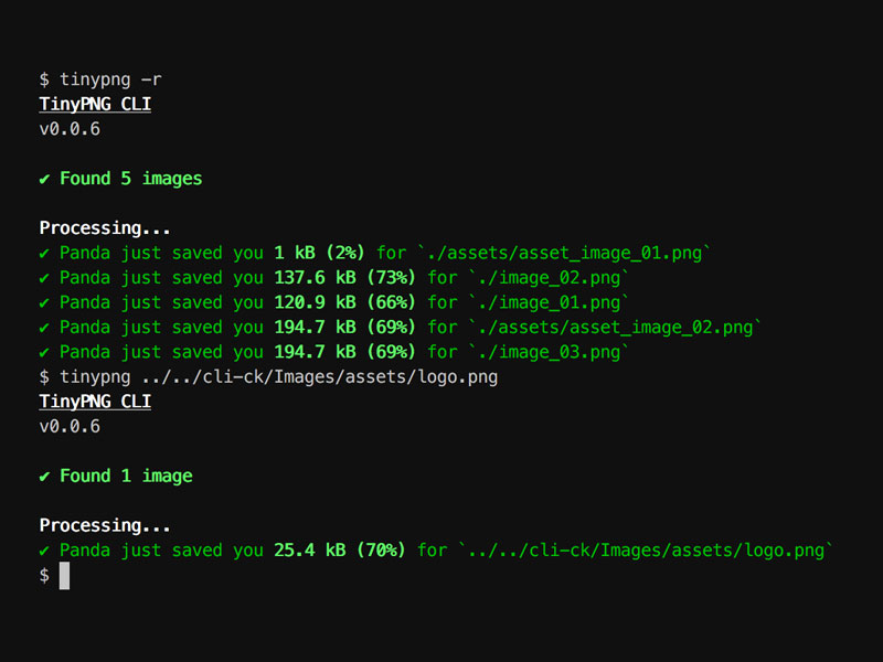 Powerful Image Optimisation with TinyPNG CLI