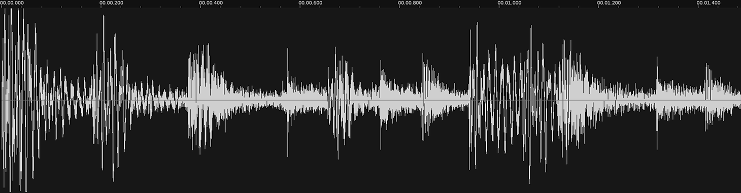 PaulStretch waveform before processing